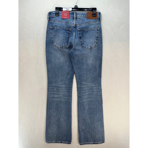 LUCKY BRAND LEGEND SERIES WOMEN'S 2/26 BOYFRIEND MID RISE FLARE PATCHWORK - Picture 6 of 8